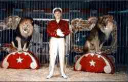 Prof. George Keller at the Mickey Mouse Club Circus, Disneyland